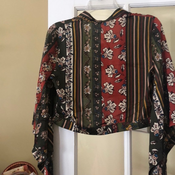 Nasty Gal Floral and Striped Kimono - Picture 5 of 7